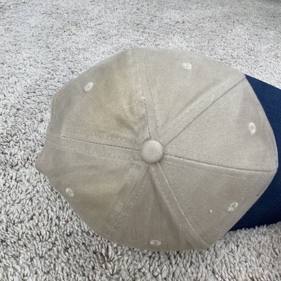 Vintage‎ RCC Koozie Eveready Gas Hat A Superior Gas Co Beige Blue Strapback Cap - Picture 10 of 11